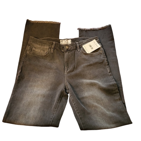 NWT Free People size 28 Black raw hem - Picture 6 of 14